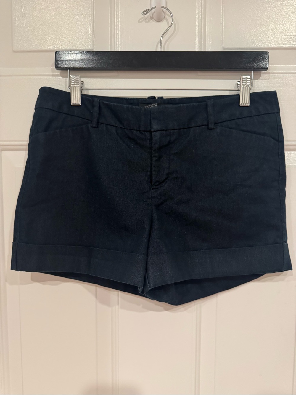 Mossimo Supply Co. Navy Cuffed Women's Dress Shorts